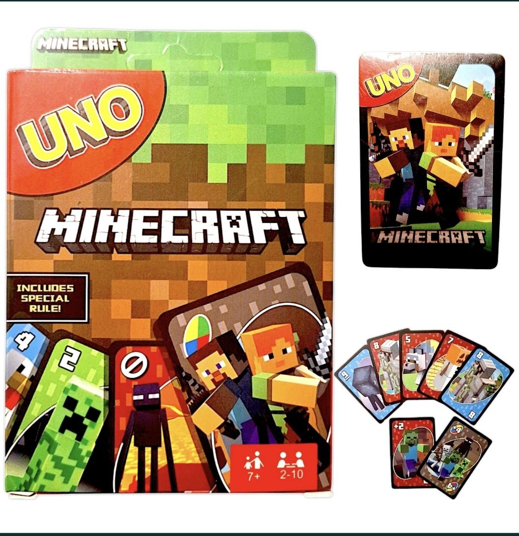 Karty uno minecraft