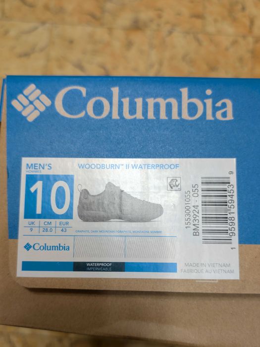 Непромокаючі шкіряні кросівки Columbia Woodburn II Waterproof