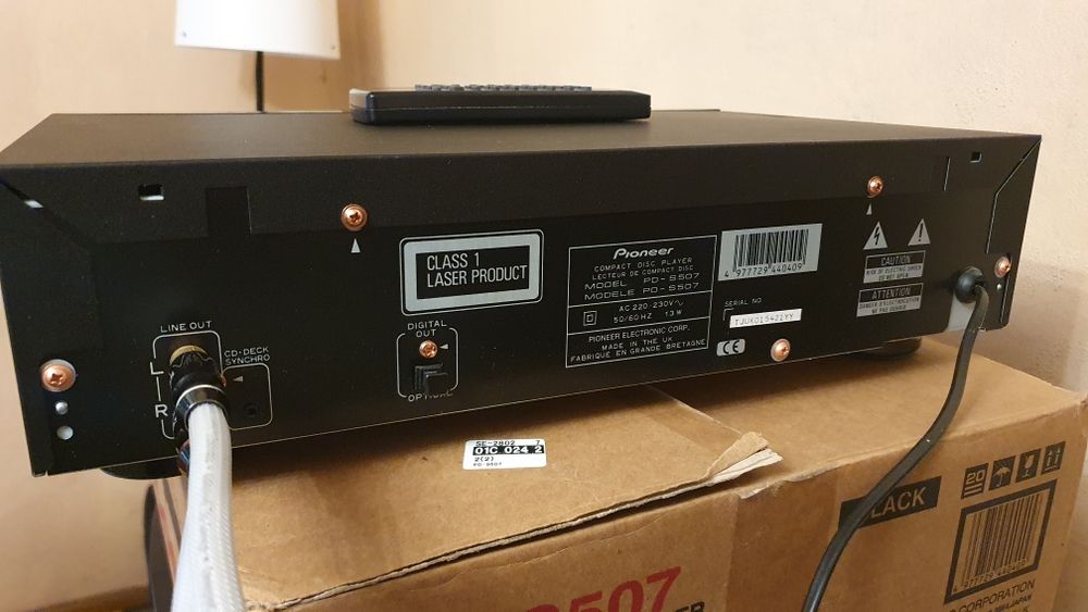 Odtwarzacz CD Pioneer PD-S507. Karton, papiery!Nowka sztuka!