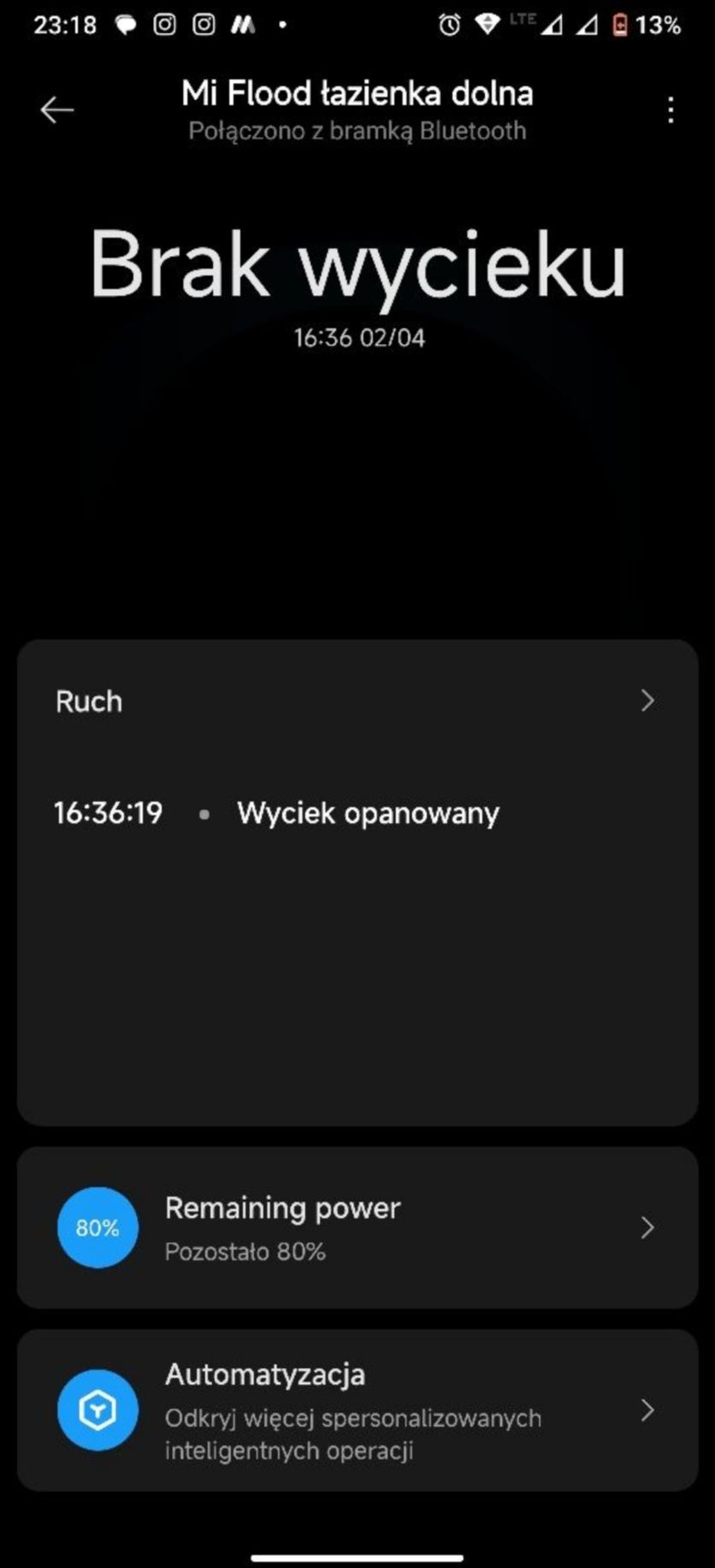 Zestaw monitoringu Xiaomi 3 kamery, czujnik zalania, temperatury, bram