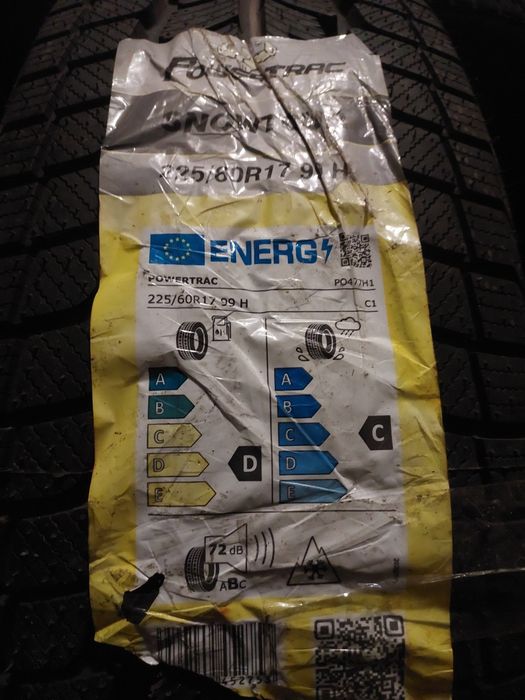 Шини 225/60 R17 комплект зима Powertrack 8.4мм 2023 рік