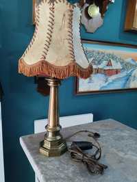 Stara lampa gabinetowa Vintage mosiądz 60cm