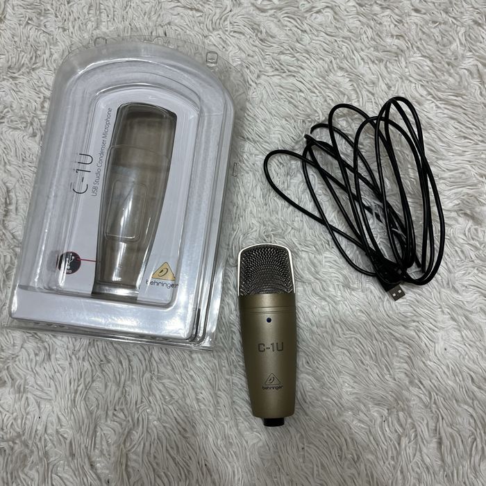 Mikrofon Behringen C1U w zestawie ze statywem i filtrem