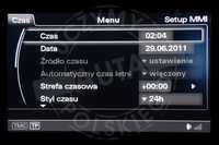 AUDI MMI 3G zmiana regionu z USA na EUROPĘ USA na EU polskie menu mapa