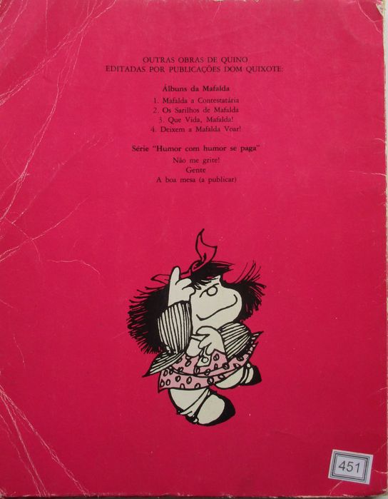 Quino - - -  Três Novas Histórias da Mafalda - - - - - Livro
