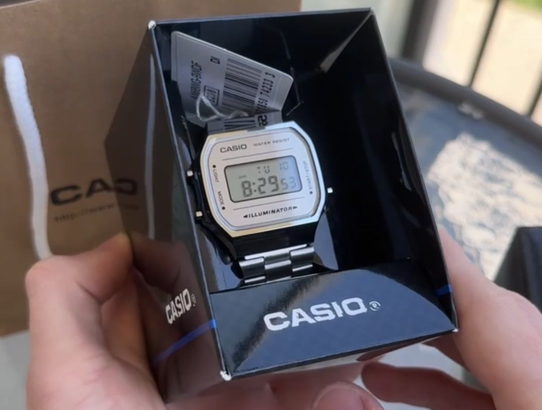 Наручний годинник - CASIO ОРИГІНАЛ | A168WEGB-1B