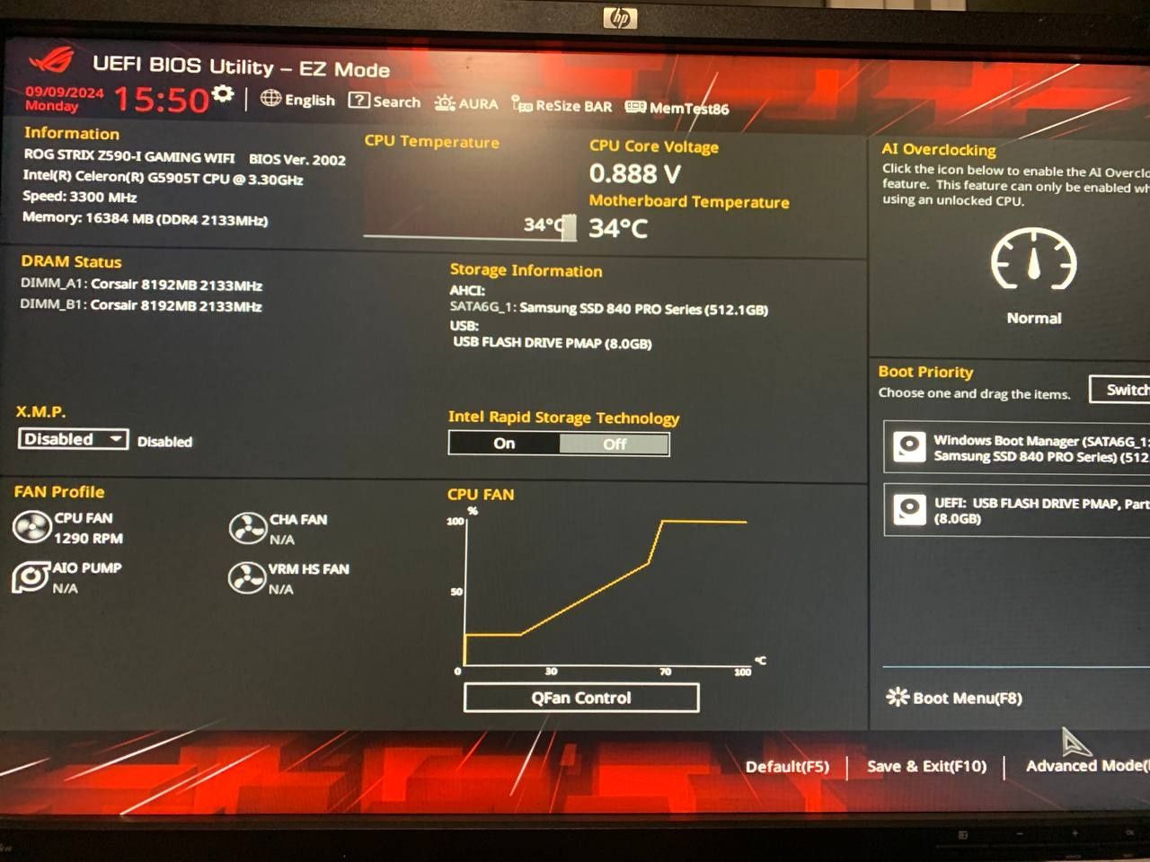 Asus STRIX Z590-I Gaming s1200 Z590