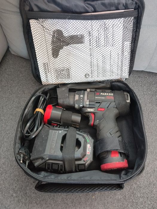 Wkrętarka Parkside PERFORMANCE PBSPA 12 B2 dwie baterie  + ładowarka