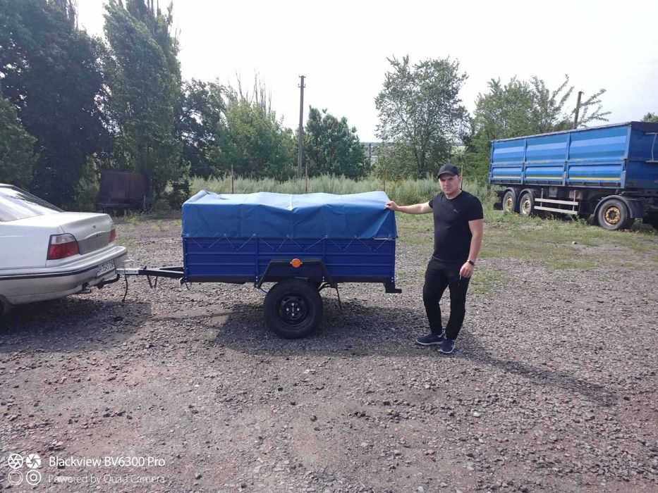 Прицеп двух метровый самая низкая цена в Украине Тент Люкс в подарок