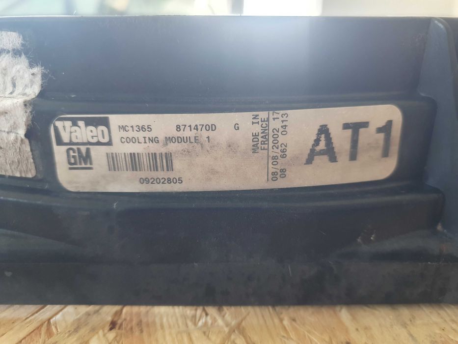 Sterownik moduł wentylator chłodnicy Opel Vectra C 1.8 122 km Signum