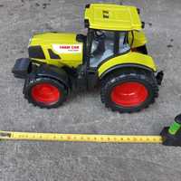 traktorek zabawkowy zielony 25 cm