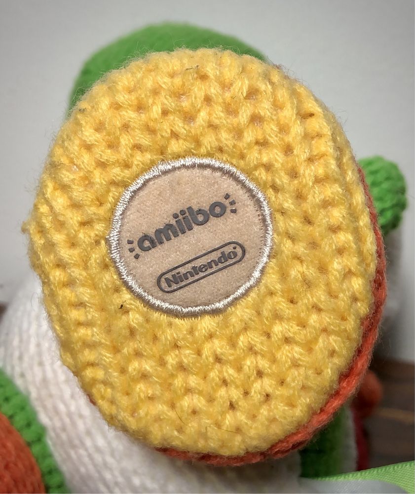 Rzadka maskotka amiibo Yoshi MEGA Yarn Nintendo figurka unikat zabawka