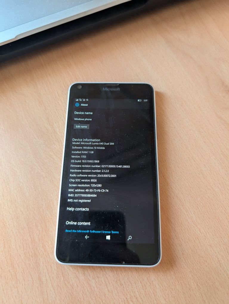 Смартфон Microsoft(Nokia) Lumia 640 Dual Sim
