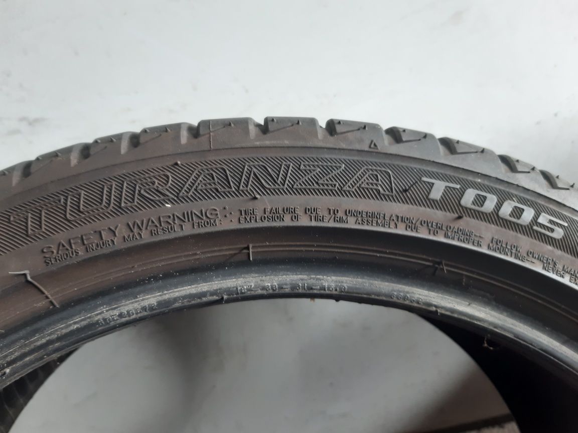 Opony letnie 225/40R18 Bridgestone 19r. Montaż w cenie