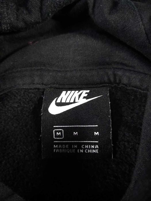 !ОРИГІНАЛ! Чорна худі/Nike big swoosh/найк М/великий логотип