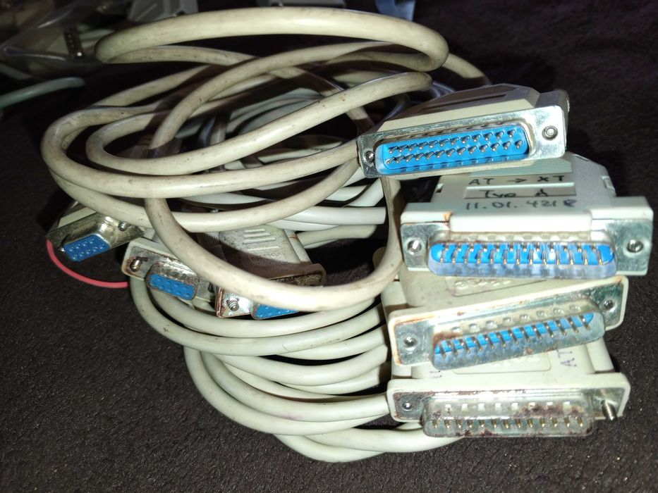 Кабель LPT DB-25, COM DE-9