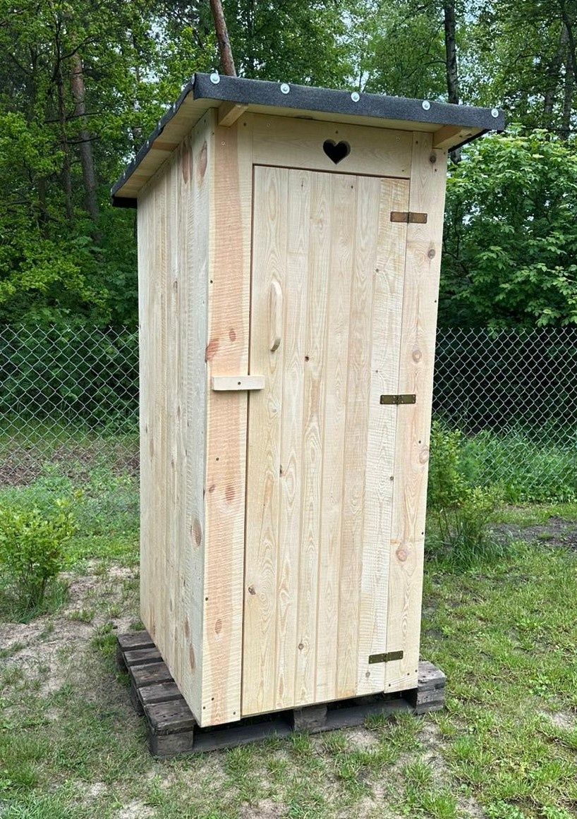 Toaleta drewniana przenośna WC szalet kibel toy toy