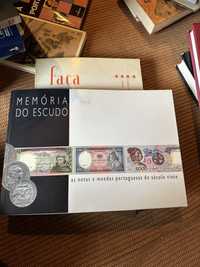 livro Memória DO Escudo - notas e moedas portuguesas do século vinte