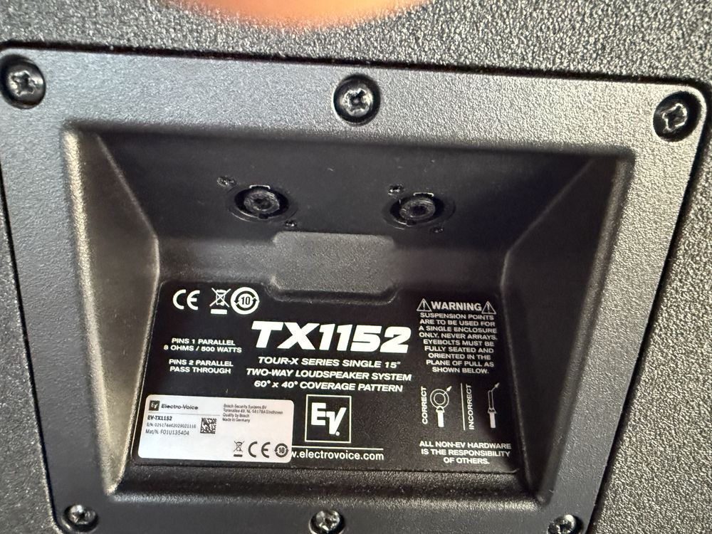 Kolumny Electro Voice Pasywne TX 1152