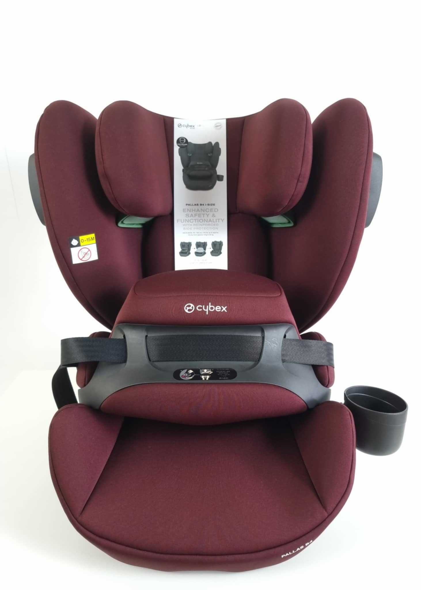 NOWY Fotelik Cybex Pallas B4 i-Size isofix 76-150 cm 9-50 kg Rumba Red