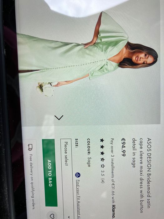 Vestido de cerimónia em cetim rosa