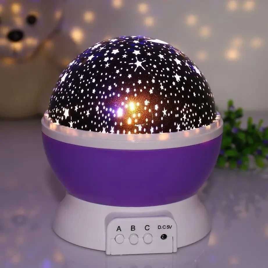 Ночник-проектор звездное небо Star Master Dream  Фиолетовый