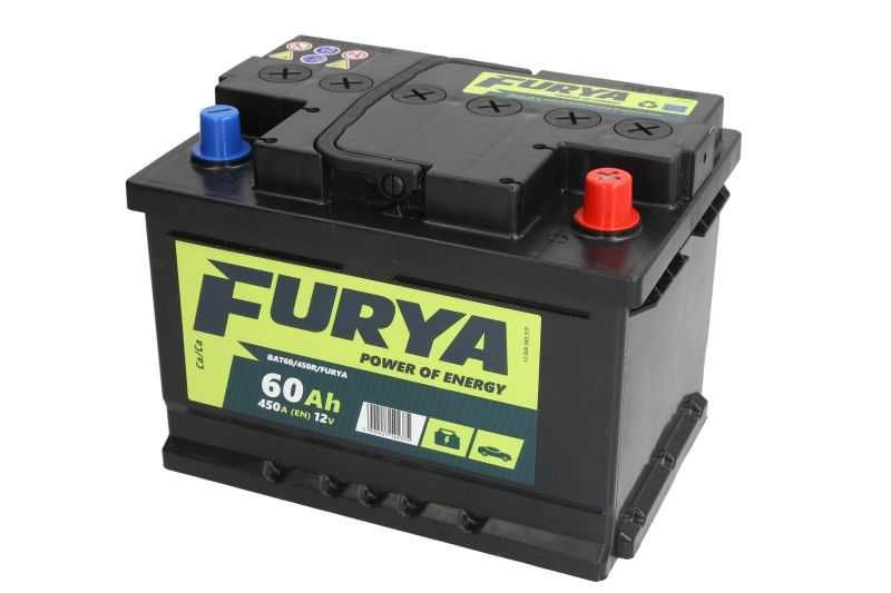 Akumulator Rozruchowy 12V 60Ah 62Ah 450A Furya P+ L- Wymiana / Montaż