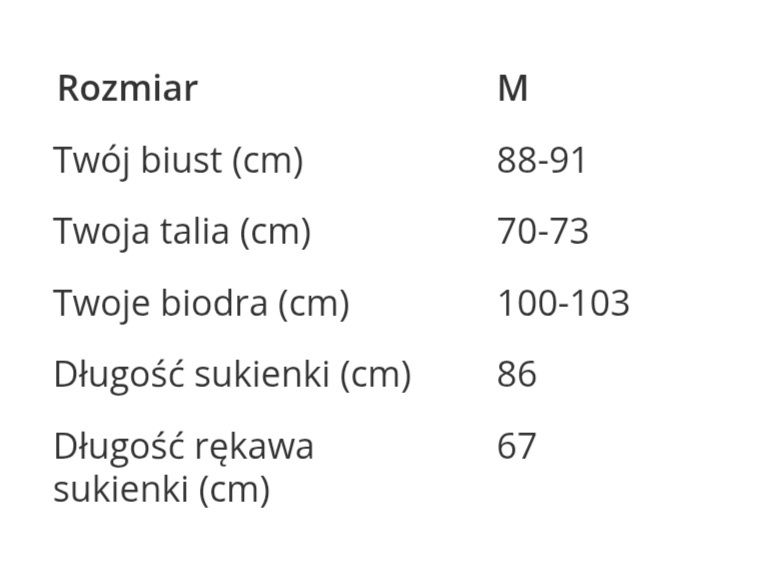 Sukienka Sheila rozmiar M Fernanda