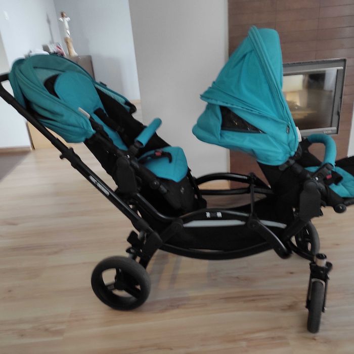Wózek spacerowy bliźniaczy rok po roku ABC Design Zoom