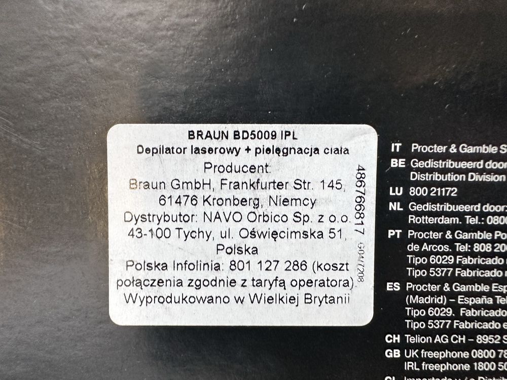 Depilator laserowy Braun Silk Expert BD5009