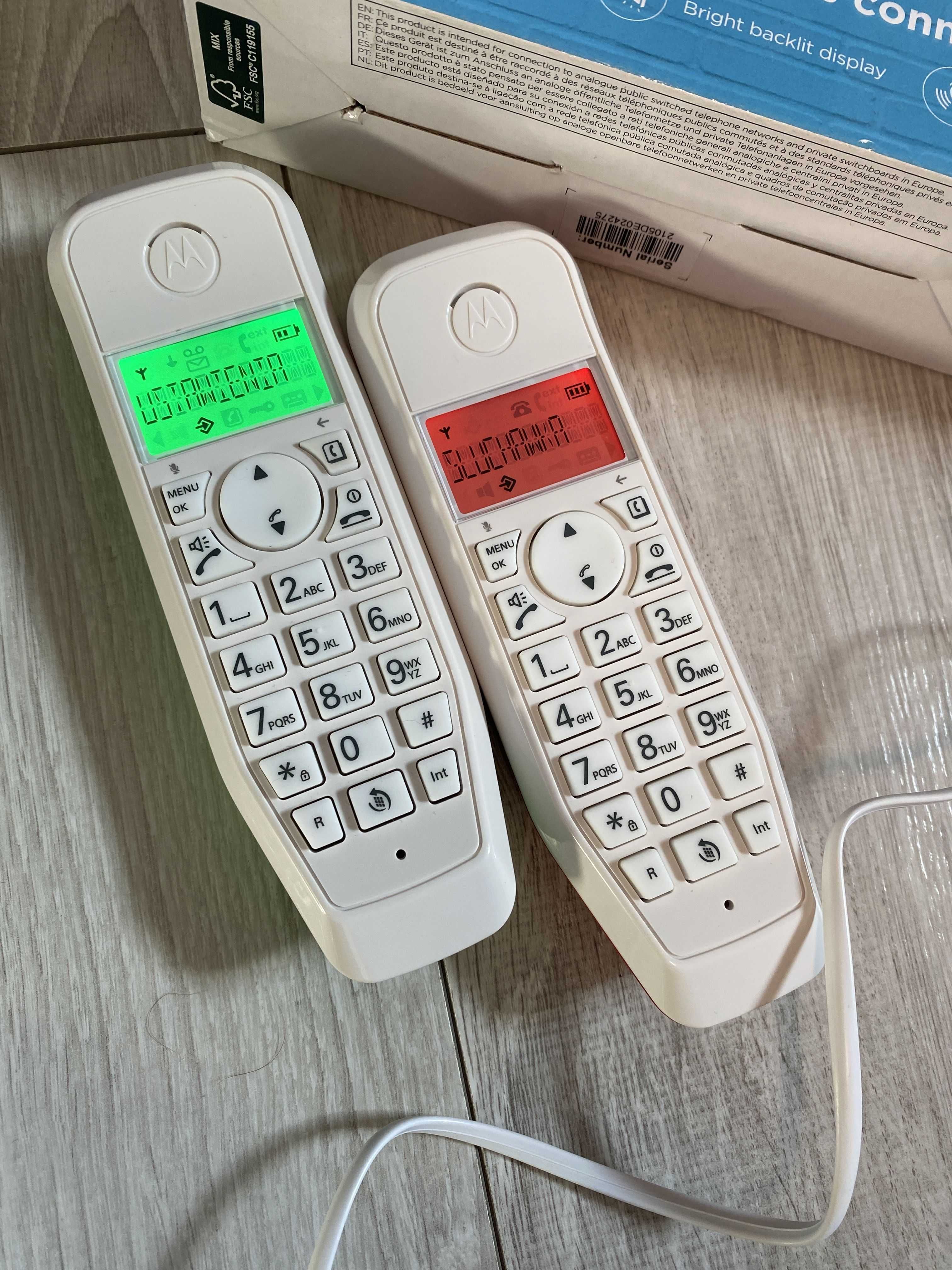 Motorola S120+ dwa telefony bezprzewodowe