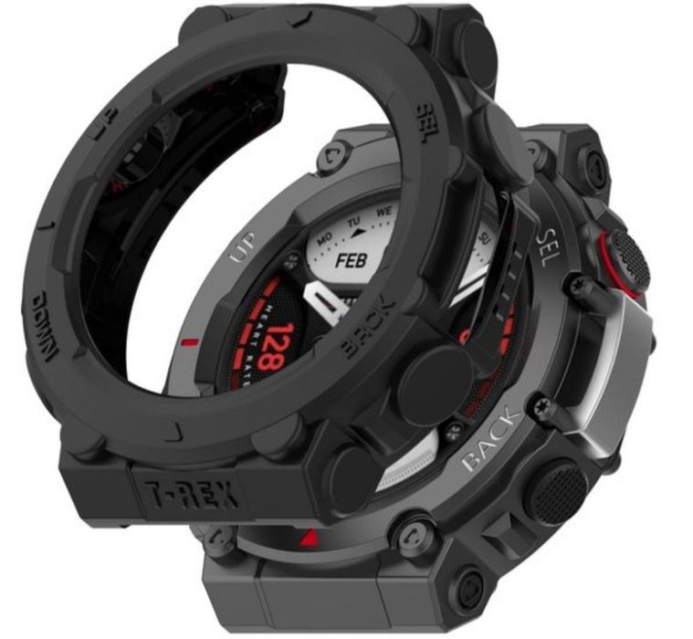 Amazfit t-rex 2 захисне скло + бампер