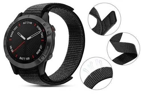 Pasek do zegarka Garmin 26mm nylonowy na rzepy