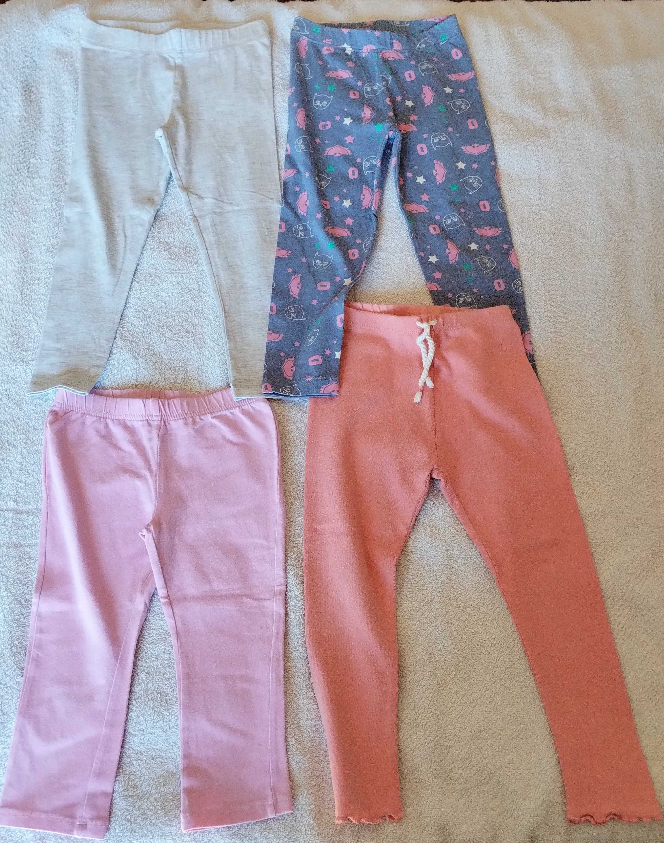 Conjunto 4 Calças Leggings Menina 4 Anos