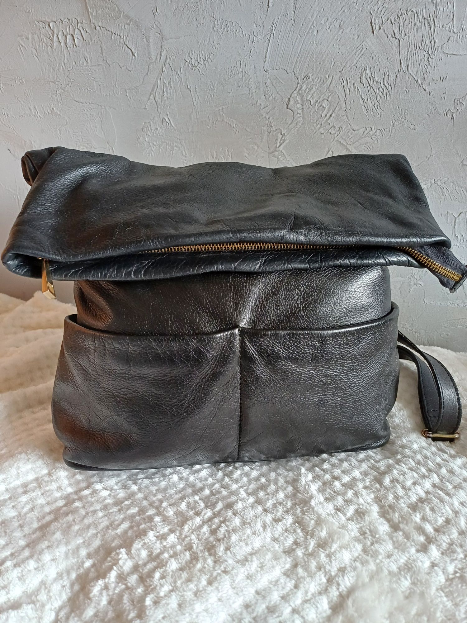 Большой рюкзак Mint Velvet натуральная кожа