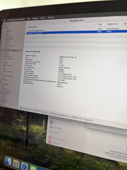 MacBook Pro 15, 2018, Intel Core i9, 32 RAM, Radeon Pro Vega 4Gb, 2Tb