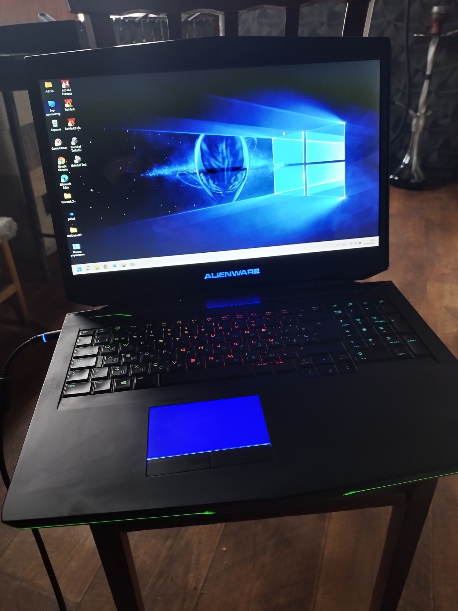 Alienware 17 4K/Nvidia k4100m 4gb/ssd 240/8 gb Озу/i7-4700mq 3,2 ghz