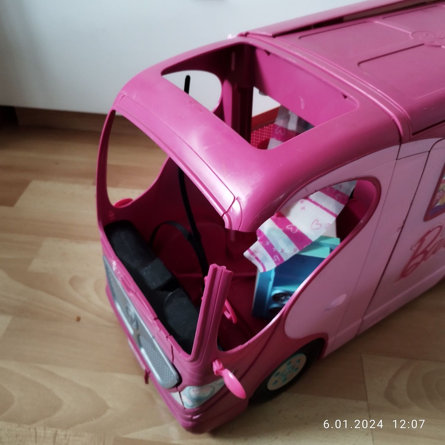 Camper autko dla lalek barbie