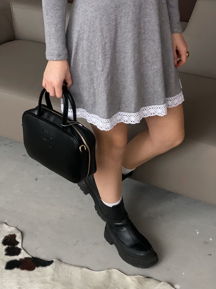 Сумка Miu Miu Top-Handle Bag Premium сумочка чорна|бургунді|беж міу