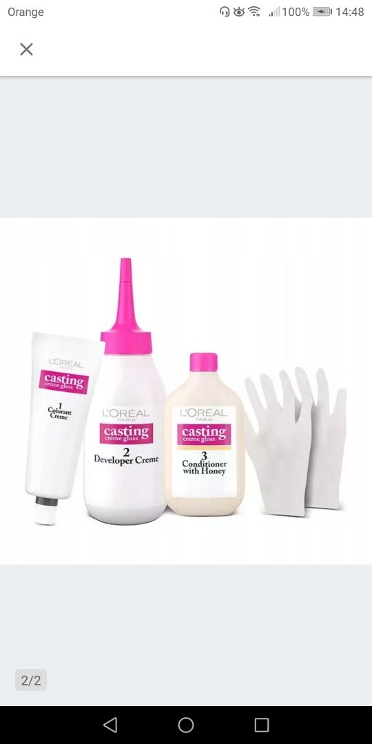 Szampon koloryzujący Loreal Casting Crem Gloss Jasny brąz