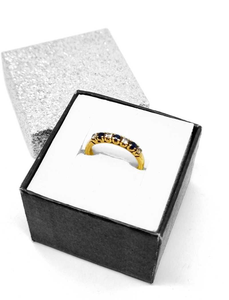 Złoty pierścionek z cyrkoniami 375p (9k) | 2,35g | R. 14