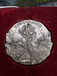 Medal 50 rocznica wyzwolenia niemieckiego obozu Auschwitz Kolbe
