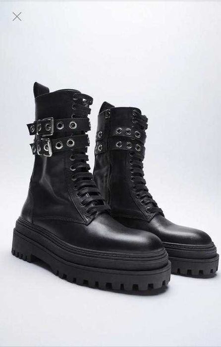 Шкіряні черевики zara 36 розмір
