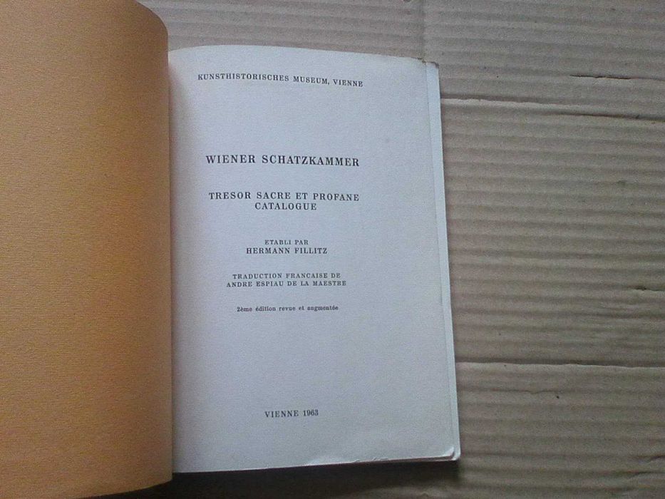 Trésor sacrè et profane Catalogue