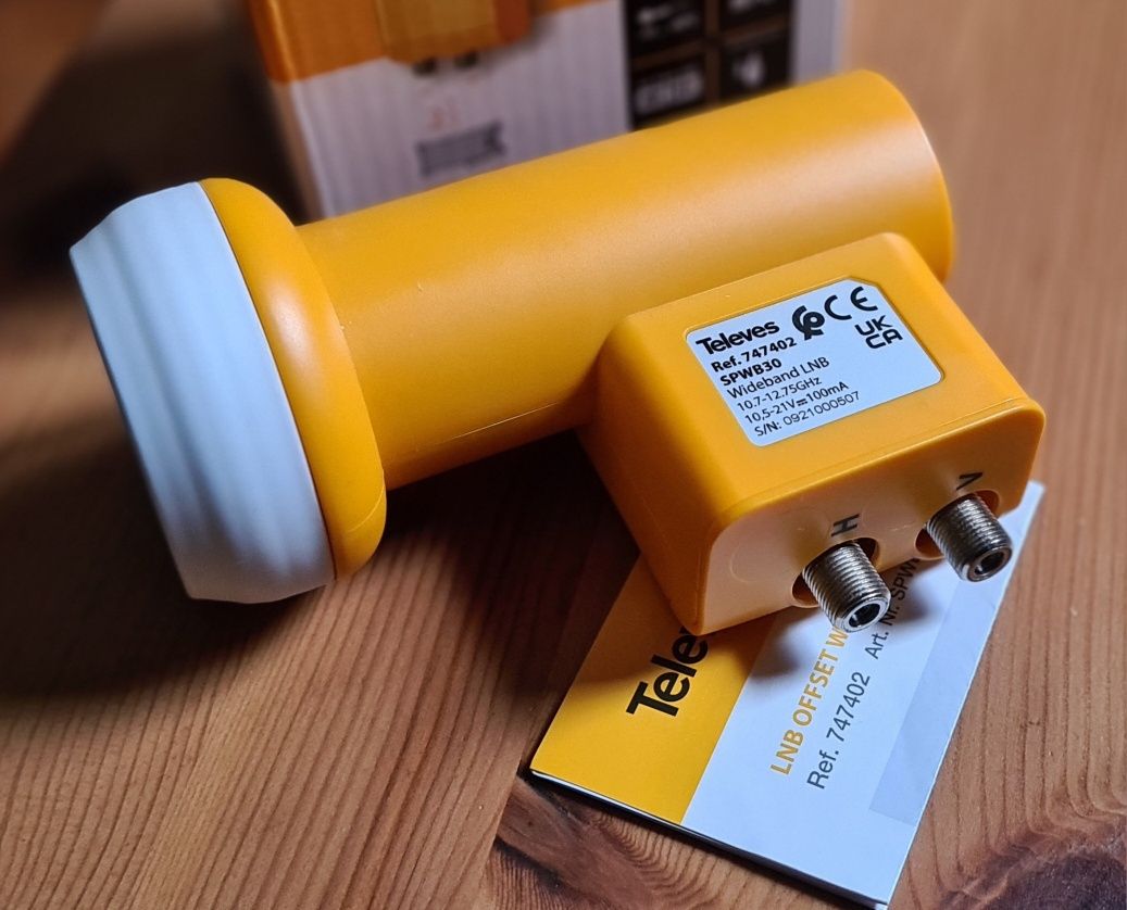 Konwerter Wideband H/V Televes  4K Canal+