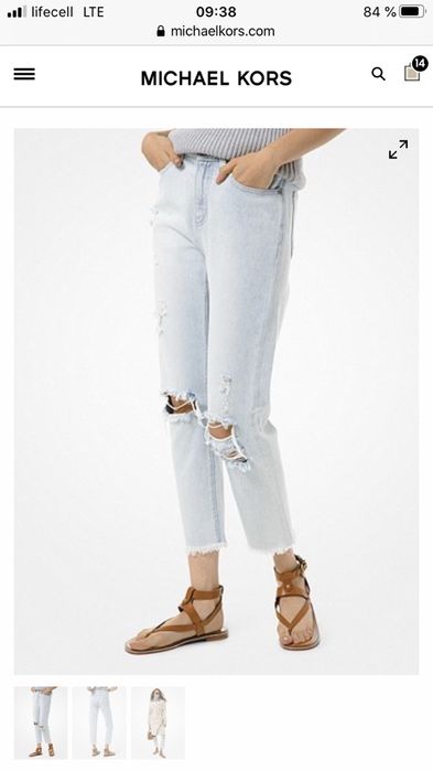 Продам  джинсы Michael Kors размер 6 (S).