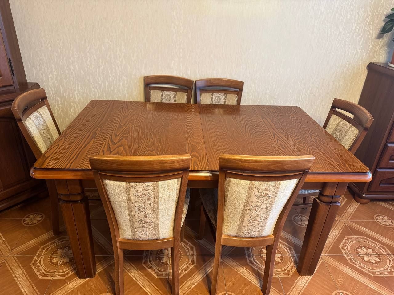 Stół rozkładany Bawaria max + 6 krzeseł