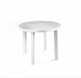 Mesa de jardim redonda
