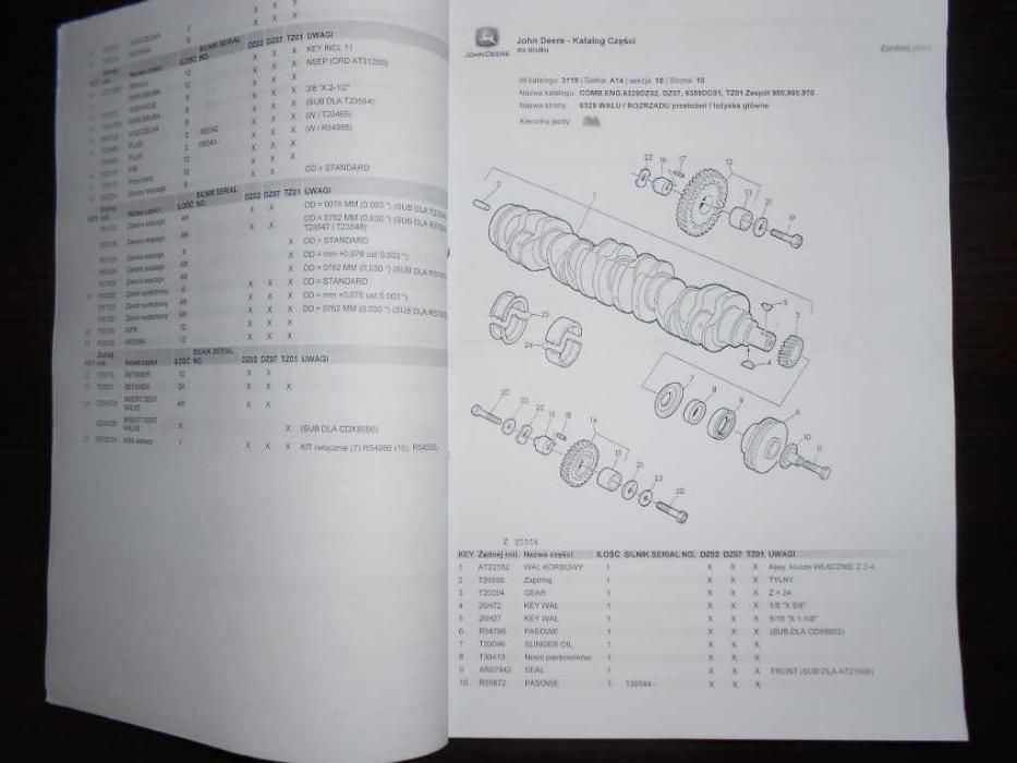 KATALOG CZĘŚCI JOHN DEERE 3030,3130,3040,3140.