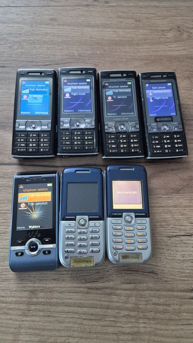 Zestaw Sony Ericsson K800i 4x oraz 2x K300i